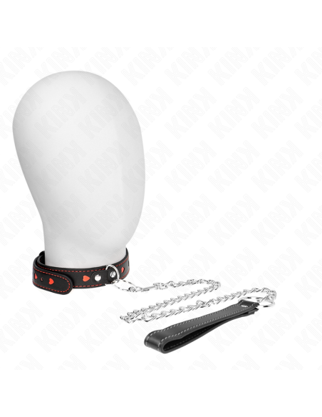 KINK COLLAR CON CORREA 65 CM DETALLES CORAZON 525 X 25 CM KINK COLLAR CON CORREA 65 CM DETALLES CORAZON 525 X 25 CM