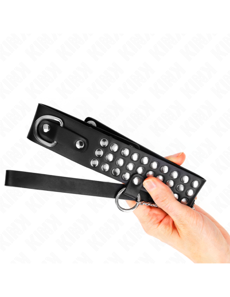 KINK COLLAR CON CORREA 65 CM CON BRILLOS AJUSTABLE 37 42 CM X 53 CM KINK COLLAR CON CORREA 65 CM CON BRILLOS AJUSTABLE 37 42 CM X 53 CM