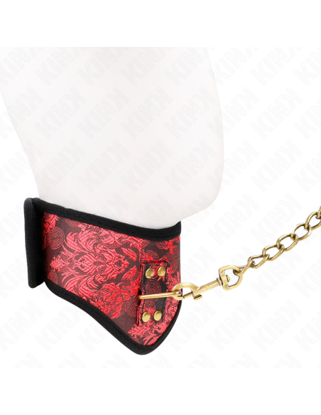 KINK COLLAR CON CORREA DE ENCAJE 75 CM MODELO SCANDAL 44 X 10 CM KINK COLLAR CON CORREA DE ENCAJE 75 CM MODELO SCANDAL 44 X 10 CM