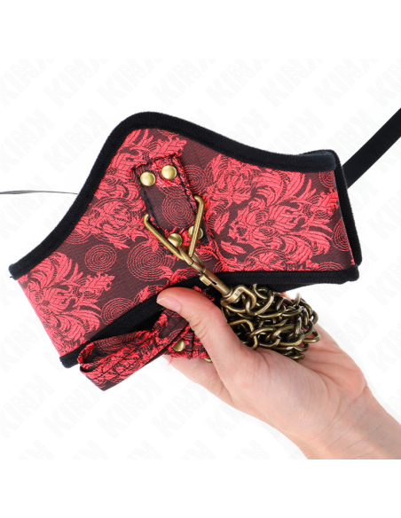 KINK COLLAR CON CORREA DE ENCAJE 75 CM MODELO SCANDAL 44 X 10 CM KINK COLLAR CON CORREA DE ENCAJE 75 CM MODELO SCANDAL 44 X 10 CM