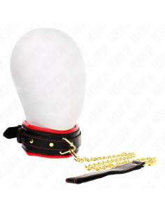 KINK COLLAR CON CORREA ESPONJA IMITACION CUERO MODELO 2 AJUSTABLE 37 54 CM X 3 CM 2