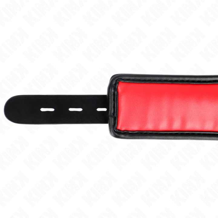 KINK COLLAR CON CORREA ESPONJA IMITACION CUERO MODELO 3 AJUSTABLE 37 54 CM X 3 CM