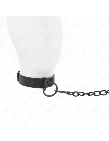KINK COLLAR CON CORREA 65 CM OSCURO AJUSTABLE 37 54 CM X 3 CM