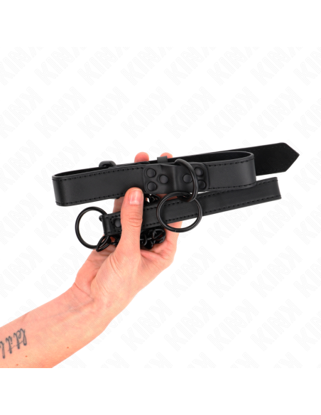 KINK COLLAR CON CORREA 65 CM OSCURO AJUSTABLE 37 54 CM X 3 CM KINK COLLAR CON CORREA 65 CM OSCURO AJUSTABLE 37 54 CM X 3 CM