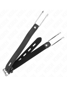 KINK MORDAZA GANCHO DE METAL 115 CM CON CORREA DE POLIPIEL AJUSTABLE 39 58 CM X 2 CM 2