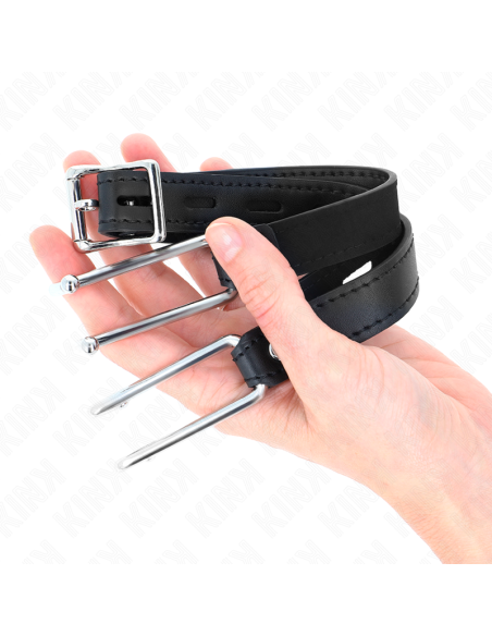 KINK MORDAZA GANCHO DE METAL 115 CM CON CORREA DE POLIPIEL AJUSTABLE 39 58 CM X 2 CM KINK MORDAZA GANCHO DE METAL 115 CM CON CORREA DE POLIPIEL AJUSTABLE 39 58 CM X 2 CM