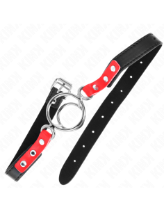 KINK MORDAZA CON MULTIPLES JUNTAS TORICAS 4 48 CM ROJO AJUSTABLE 38 X 56 CM 2