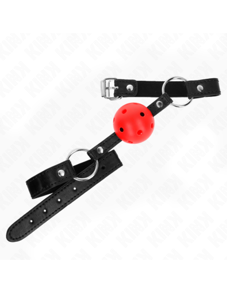 KINK MORDAZA DE BOLA 45 CM ROJA DURA HUECA MODELO 1 635 X 2 CM KINK MORDAZA DE BOLA 45 CM ROJA DURA HUECA MODELO 1 635 X 2 CM