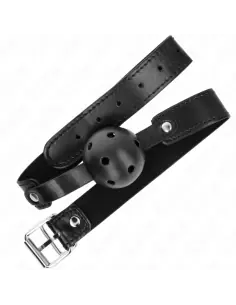 KINK MORDAZA DE BOLA 45 CM TRANSPIRABLE NEGRO 65 x 25 CM 2