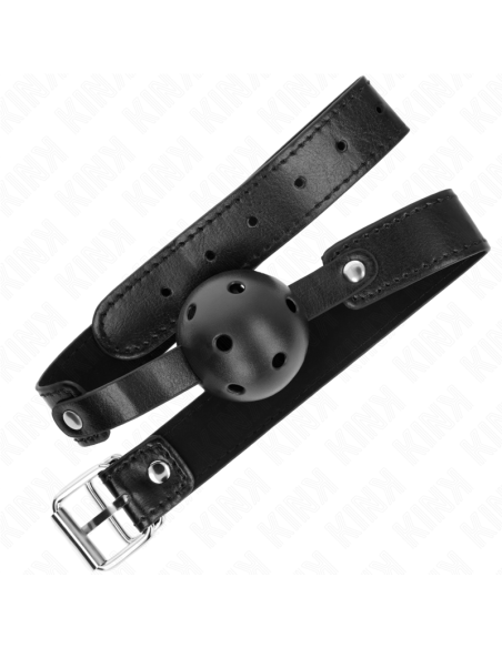 KINK MORDAZA DE BOLA 45 CM TRANSPIRABLE NEGRO 65 x 25 CM KINK MORDAZA DE BOLA 45 CM TRANSPIRABLE NEGRO 65 x 25 CM
