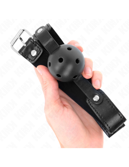 KINK MORDAZA DE BOLA 45 CM TRANSPIRABLE NEGRO 65 x 25 CM KINK MORDAZA DE BOLA 45 CM TRANSPIRABLE NEGRO 65 x 25 CM