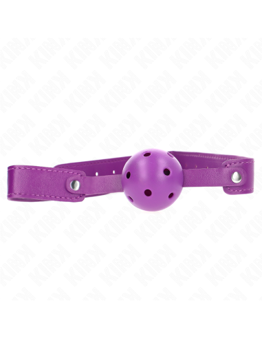 KINK MORDAZA DE BOLA 45 CM TRANSPIRABLE MORADO 65 x 25 CM