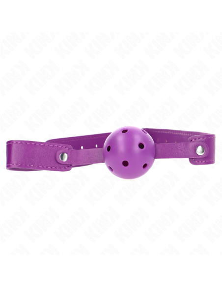KINK MORDAZA DE BOLA 45 CM TRANSPIRABLE MORADO 65 x 25 CM KINK MORDAZA DE BOLA 45 CM TRANSPIRABLE MORADO 65 x 25 CM