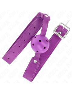 KINK MORDAZA DE BOLA 45 CM TRANSPIRABLE MORADO 65 x 25 CM 2