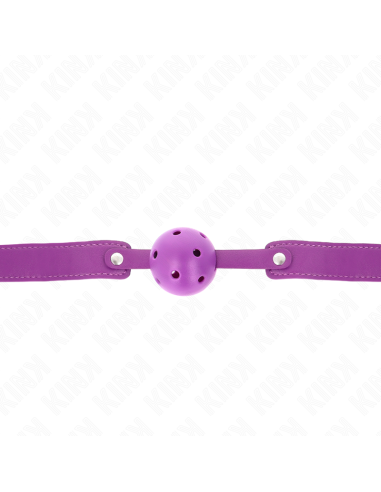 KINK MORDAZA DE BOLA 45 CM TRANSPIRABLE MORADO 65 x 25 CM