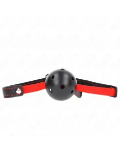 KINK MORDAZA DE BOLA 45 CM DURA HUECA CON CINTURON ELASTICO 56 x 15 CM