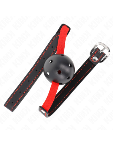 KINK MORDAZA DE BOLA 45 CM DURA HUECA CON CINTURON ELASTICO 56 x 15 CM