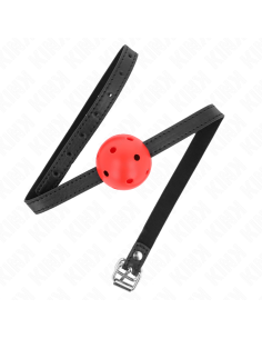 KINK MORDAZA DE BOLA 45 CM TRANSPIRABLE SIMPLICITY ROJO 62 x 15 CM 2