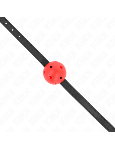 KINK MORDAZA DE BOLA 45 CM TRANSPIRABLE SIMPLICITY ROJO 62 x 15 CM