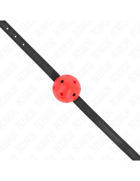 KINK MORDAZA DE BOLA 45 CM TRANSPIRABLE SIMPLICITY ROJO 62 x 15 CM KINK MORDAZA DE BOLA 45 CM TRANSPIRABLE SIMPLICITY ROJO 62 x 15 CM