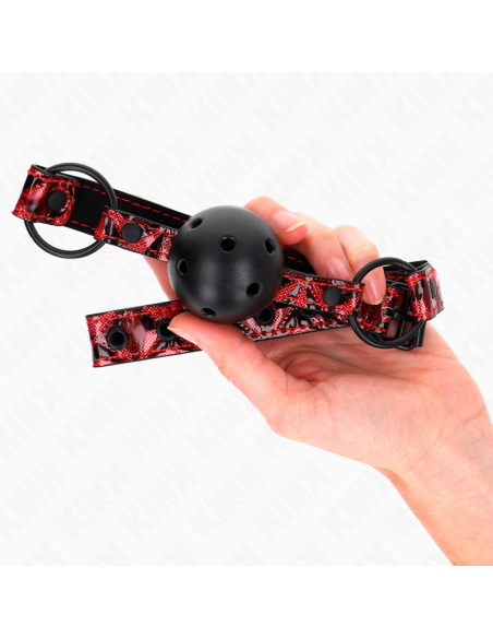 KINK MORDAZA DE BOLA 45 CM CON PATRON DE DIAMANTE MODELO 2 645 CM AJUSTABLE 42 60 CM KINK MORDAZA DE BOLA 45 CM CON PATRON DE DIAMANTE MODELO 2 645 CM AJUSTABLE 42 60 CM