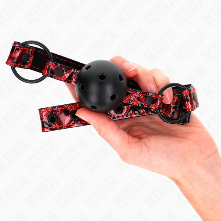 KINK MORDAZA DE BOLA 45 CM CON PATRON DE DIAMANTE MODELO 2 645 CM AJUSTABLE 42 60 CM