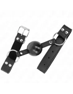 KINK MORDAZA DE BOLA 4 CM SUAVE Y SOLIDA CON CORREA DE POLIPIEL 62 x 25 CM AJUSTABLE 42 58 CM 2