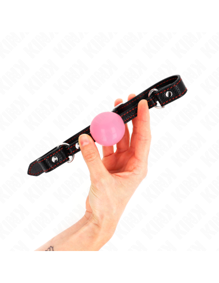 KINK MORDAZA DE BOLA 4 CM DE ORO ROSA 60 x 2 CM KINK MORDAZA DE BOLA 4 CM DE ORO ROSA 60 x 2 CM