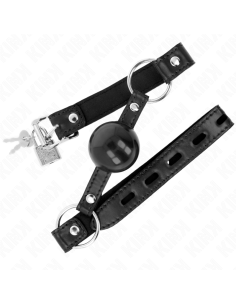 KINK MORDAZA DE BOLA 4 CM TPE NEGRO 60 x 2 CM 2