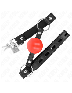 KINK MORDAZA DE BOLA 4 CM TPE ROJO 60 x 2 CM 2