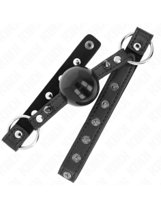 KINK MORDAZA DE BOLA 4 CM CON REMACHE DE PUNTA Y CIERRE A PRESION 65 x 2 CM 2