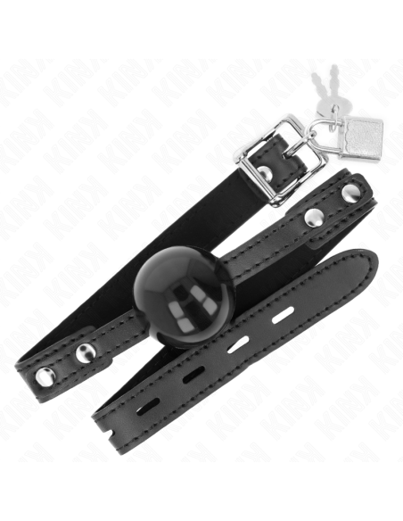 KINK MORDAZA DE BOLA 4 CM SUAVE DE TPE MODELO 3 60 x 2 CM AJUSTABLE 37 52 CM