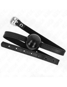 KINK MORDAZA DE BOLA 4 CM SOLIDA SIMPLE NEGRO 65 x 15 CM 2