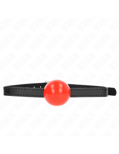KINK MORDAZA DE BOLA 4 CM SOLIDA SIMPLE ROJO 65 x 15 CM
