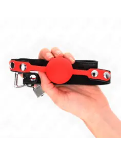 KINK MORDAZA DE BOLA 4 CM DE SILICONA CON CANDADO 60 x 2 CM 2