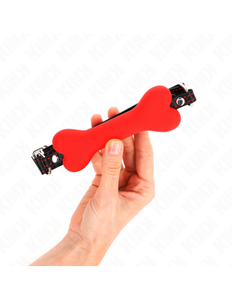KINK MORDAZA DE HUESO 12 CM ROJO 63 x 2 CM KINK MORDAZA DE HUESO 12 CM ROJO 63 x 2 CM