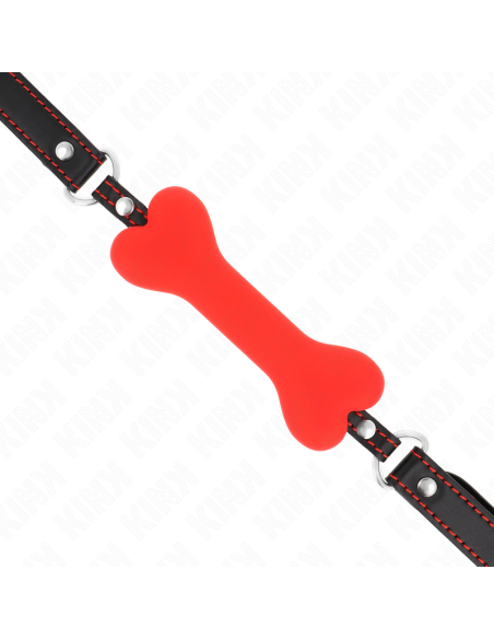 KINK MORDAZA DE HUESO 12 CM ROJO 63 x 2 CM KINK MORDAZA DE HUESO 12 CM ROJO 63 x 2 CM