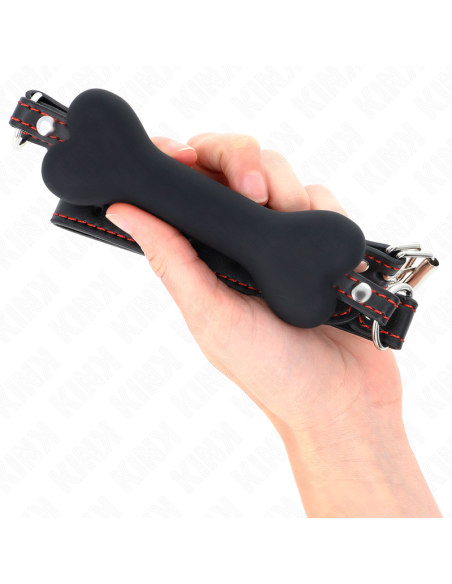 KINK MORDAZA DE HUESO 12 CM NEGRO 63 x 2 CM KINK MORDAZA DE HUESO 12 CM NEGRO 63 x 2 CM