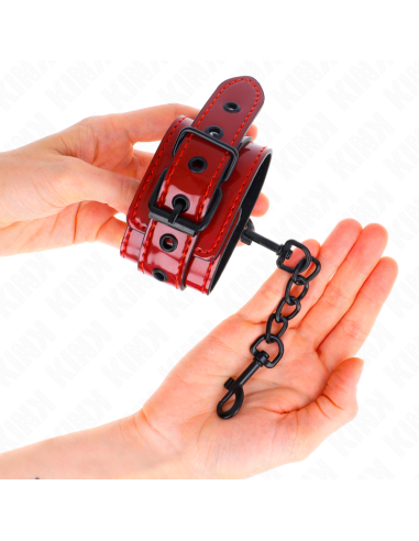 KINK MUNEQUERAS ROJO OSCURO 23 X 5 CM