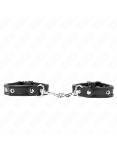 KINK MUNEQUERAS MINI NEGRO CON TACHUELAS AJUSTABLE 16 22 CM X 2 CM