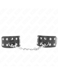 KINK MUNEQUERAS CON DOBLE LINEA DE TACHUELAS AJUSTABLE NEGRO