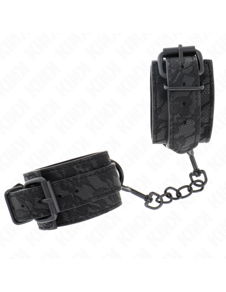 KINK MUNEQUERAS DE ENCAJE AJUSTABLE NEGRO 19 26 CM KINK MUNEQUERAS DE ENCAJE AJUSTABLE NEGRO 19 26 CM