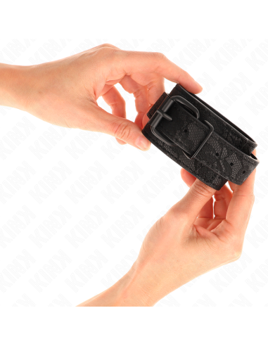 KINK MUNEQUERAS DE ENCAJE AJUSTABLE NEGRO 19 26 CM