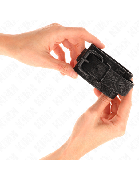 KINK MUNEQUERAS DE ENCAJE AJUSTABLE NEGRO 19 26 CM KINK MUNEQUERAS DE ENCAJE AJUSTABLE NEGRO 19 26 CM