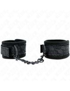 KINK MUNEQUERAS DE ENCAJE Y NEOPRENO AJUSTABLE NEGRO 20 29 CM X 5 CM