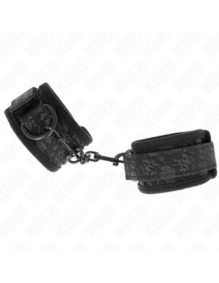 KINK MUNEQUERAS DE ENCAJE Y NEOPRENO AJUSTABLE NEGRO 20 29 CM X 5 CM KINK MUNEQUERAS DE ENCAJE Y NEOPRENO AJUSTABLE NEGRO 20 29 CM X 5 CM