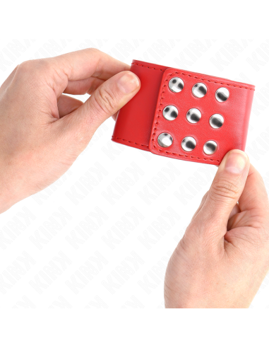 KINK MUNEQUERAS CON CIERRE A PRESION AJUSTABLE ROJO 19 24 CM X 55 CM