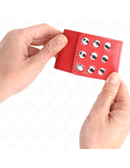 KINK MUNEQUERAS CON CIERRE A PRESION AJUSTABLE ROJO 19 24 CM X 55 CM KINK MUNEQUERAS CON CIERRE A PRESION AJUSTABLE ROJO 19 24 CM X 55 CM