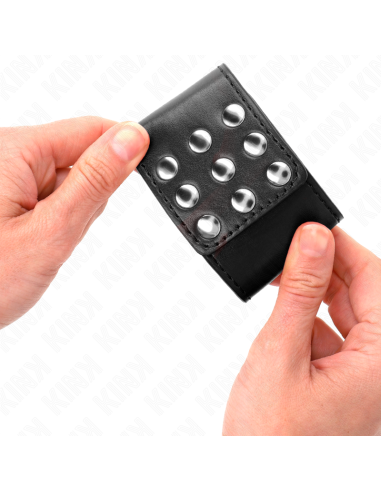 KINK MUNEQUERAS CON CIERRE A PRESION AJUSTABLE NEGRO 19 24 CM X 55 CM