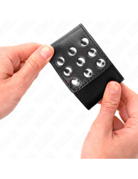 KINK MUNEQUERAS CON CIERRE A PRESION AJUSTABLE NEGRO 19 24 CM X 55 CM